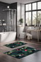 Mijölnir Juego de Alfombrillas de Baño CT-5302 de 2 Piezas Multicolor
